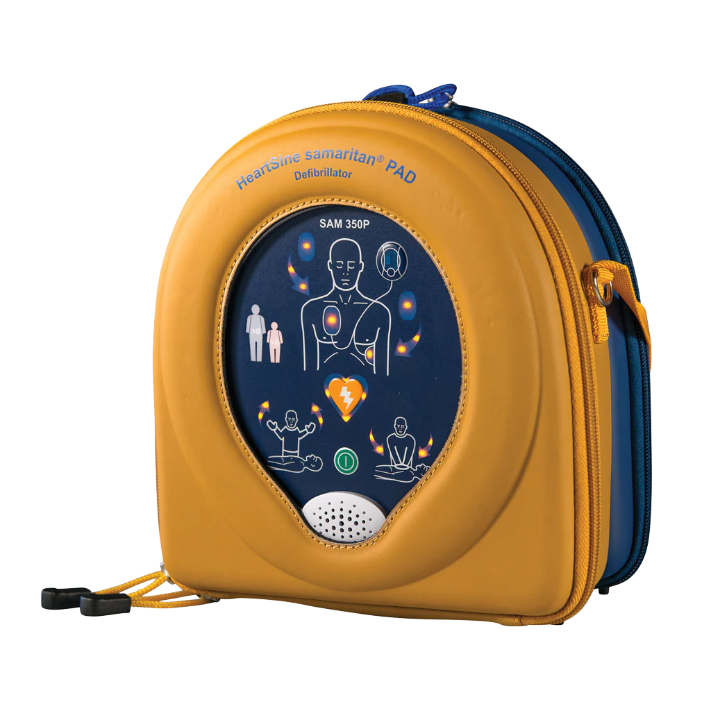 Heartsine Defibrillators, Pads, Batteries, Signs and Storage